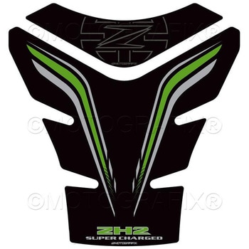 タンクパッド ブラック/グレー/グリーン  MT-TK029KG MOTO GRAFIX (モトグラフィックス)