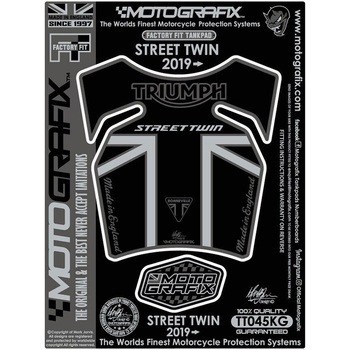 タンクパッド ブラック/グレー MT-TT045KG MOTO GRAFIX (モトグラフィックス)