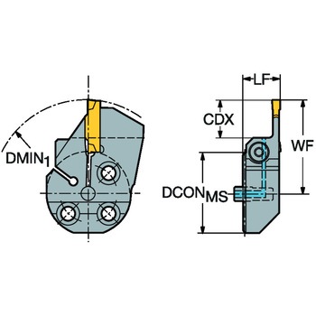 CoroCut(R)1・2 溝入れ加工用ヘッド サンドビック