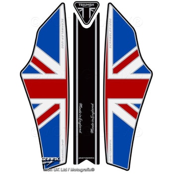 タンクパッド レッド/ホワイト/ブルー  MT-TT046UJ MOTO GRAFIX (モトグラフィックス)