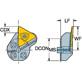 CoroCut(R)3 溝入れ加工用ヘッド サンドビック