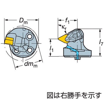 旋削加工用ヘッド サンドビック 内径加工用 【通販モノタロウ】