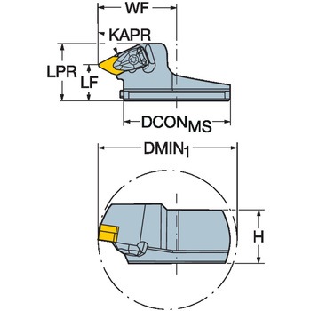 T-Max(R) P 旋削加工用ヘッド サンドビック