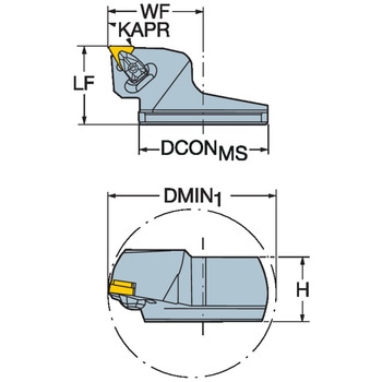 T-Max(R) P 旋削加工用ヘッド サンドビック