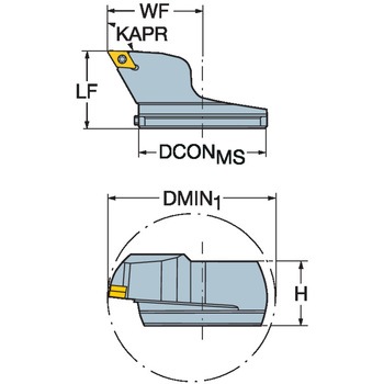 CoroTurn 107旋削加工用ヘッド サンドビック
