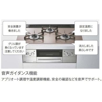 ビルトインガスコンロ Lisse premium リンナイ