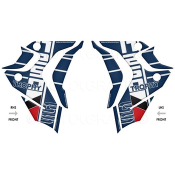 ナンバーボードデカール Protector MT-BRG001BTR MOTO GRAFIX (モトグラフィックス)