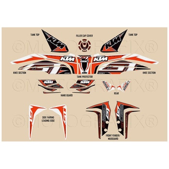 フルペイントプロテクション MT-KTM1290GT1KO MOTO GRAFIX (モトグラフィックス)
