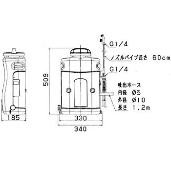 KK-10V 霧仙人 1台 工進 【通販モノタロウ】