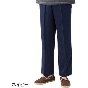 821638紳士らくらくストレートパンツ ケアファッション