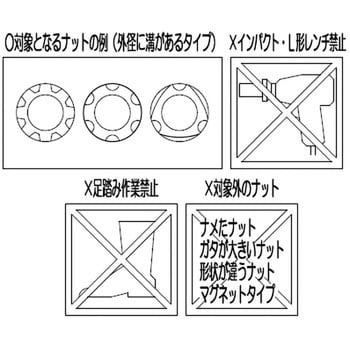 MKL-S 汎用ロックナット解除 4本セット FPC 対辺17・19・19・21mm MKL