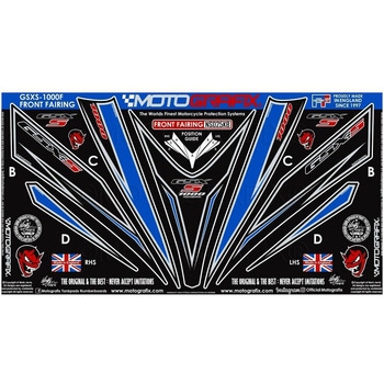 ボディパッド フロント MT-NS025KB - MOTO GRAFIX (モトグラフィックス)
