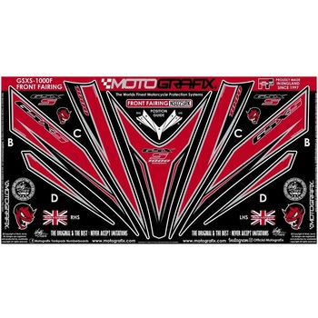 ボディパッド フロント MT-NS025RK MOTO GRAFIX (モトグラフィックス)