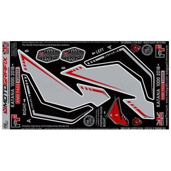 ボディパッド ニー  MT-KS005SR MOTO GRAFIX (モトグラフィックス)