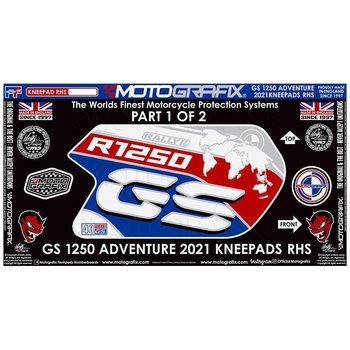 ボディパッド ニー 右側  MT-KB035LCRC-R MOTO GRAFIX (モトグラフィックス)
