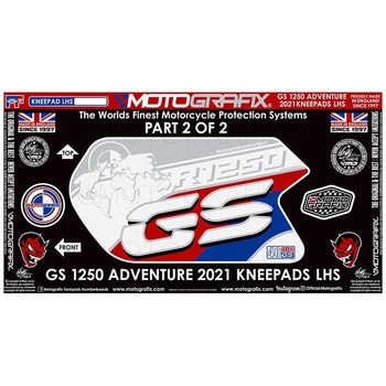 ボディパッド ニー 左側  MT-KB035LDRD-L MOTO GRAFIX (モトグラフィックス)