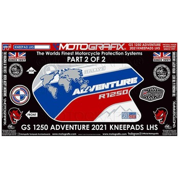 ボディパッド ニー 左側  MT-KB035MSA-L MOTO GRAFIX (モトグラフィックス)