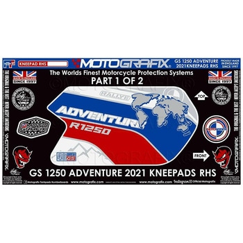 ボディパッド ニー 右側  MT-KB035MSA-R MOTO GRAFIX (モトグラフィックス)