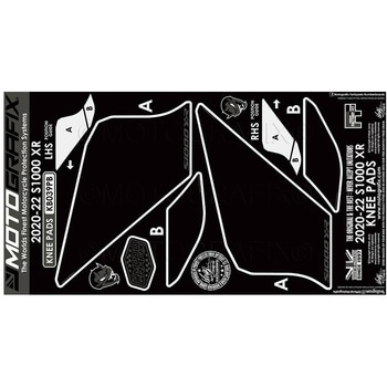 ボディパッド ニー  MT-KB039PB MOTO GRAFIX (モトグラフィックス)