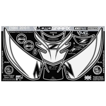 ボディパッド ニー/タンクパッド  MT-KK019WW MOTO GRAFIX (モトグラフィックス)