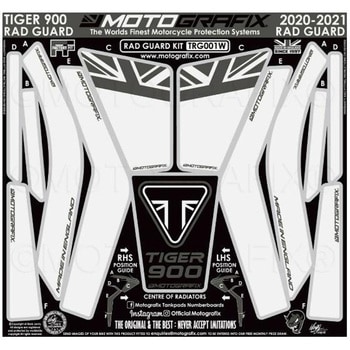 ラジエターガードプロテクション MT-TRG001W MOTO GRAFIX (モトグラフィックス)