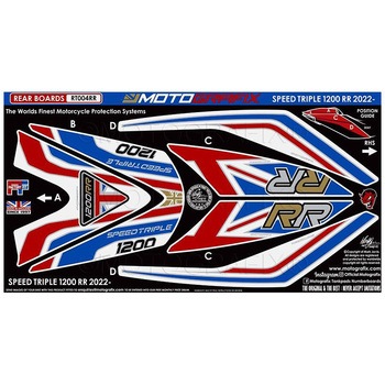 リア ボディパッド MT-RT004RR MOTO GRAFIX (モトグラフィックス)