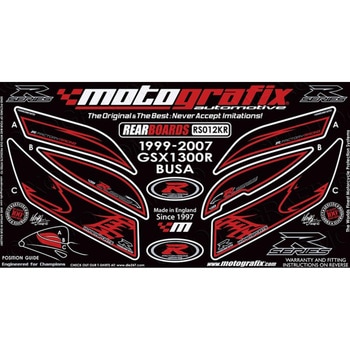 リア ボディパッド MT-RS012KR MOTO GRAFIX (モトグラフィックス)