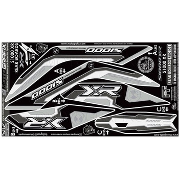 リア ボディパッド MT-RB021GS MOTO GRAFIX (モトグラフィックス)