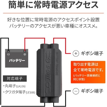 D-UNITバッテリーサブターミナル 25551 DAYTONA(デイトナ)