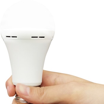 停電しても明るいLED電球 燈まもるくん 昼光色 ティーエム
