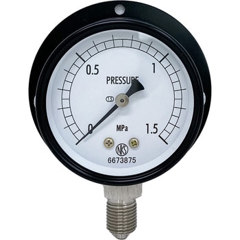 普通形圧力計(A/B枠・立型)60Φ 形番：AA10