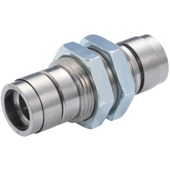 チューブフィッティングブラス 隔壁ユニオン(インチサイズ) PISCO(ピスコ)