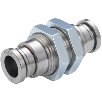 チューブフィッティングブラス 隔壁ユニオン(インチサイズ) PISCO(ピスコ)