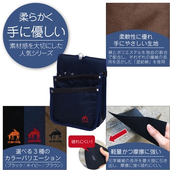 HUMHEMシリーズ 腰袋 平型 KH(基陽)