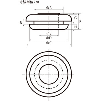 膜付グロメット WAKI(和気産業)