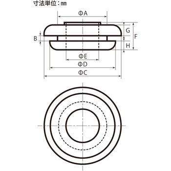 膜付グロメット WAKI(和気産業)