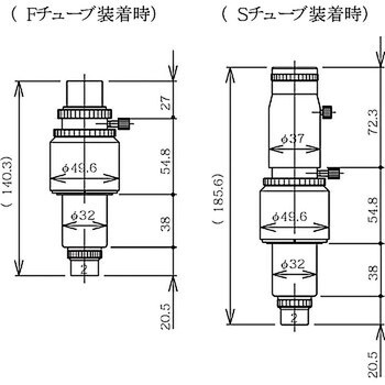 MF-1(A) 鏡筒光学系 MFシリーズ 1台 ミラック光学 【通販サイトMonotaRO】