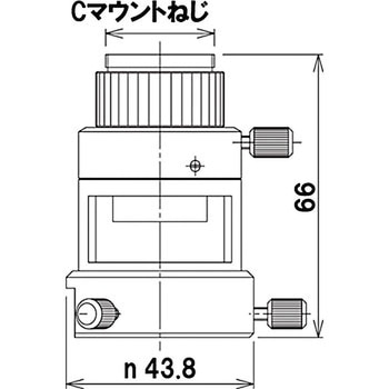 リレーレンズ式Cマウントアダプター(接眼20×用) ミラック光学
