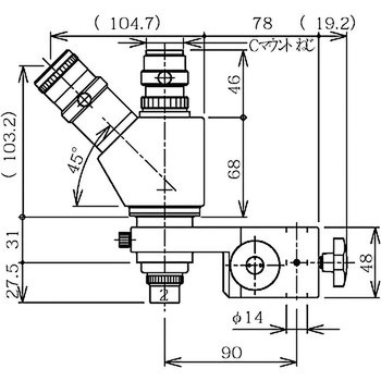モニター観察用鏡体ユニット - ミラック光学
