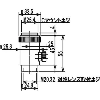 Cマウント接写リングアダプター ミラック光学