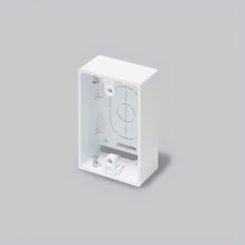 ニュー・エフモール 露出ボックス 1個用 - マサル工業