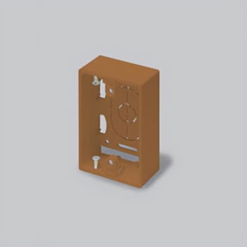 ニュー・エフモール 露出ボックス 1個用 - マサル工業