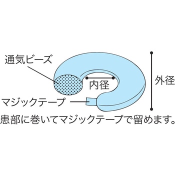 通気ビーズパッド (ベルト付) 東京エンゼル