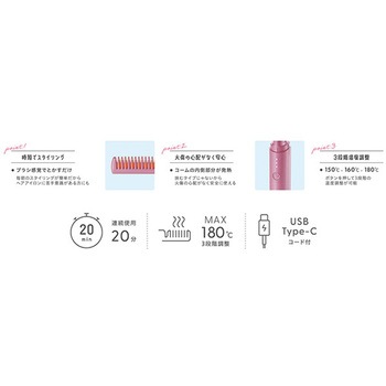 コードレス ヘアブラシ セーブインダストリー