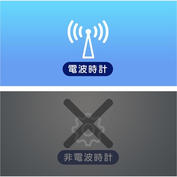 MAGデジタル電波置掛兼用時計 クリアビュー MAG(ノア精密)