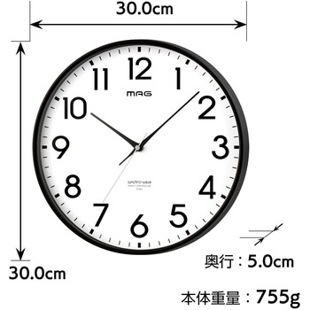 MAG電波掛時計 タイムサイン MAG(ノア精密)