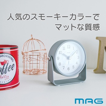 MAG電子音目覚まし時計 モナカ MAG(ノア精密)