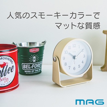 MAG電子音目覚まし時計 モナカ MAG(ノア精密)