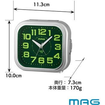 MAG電子音目覚まし時計 しののめ MAG(ノア精密)