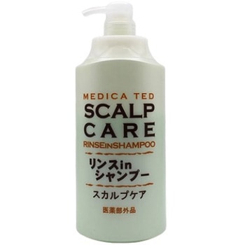 スカルプケアリンスインシャンプー1L容器 キャップポンプ付き 千代田